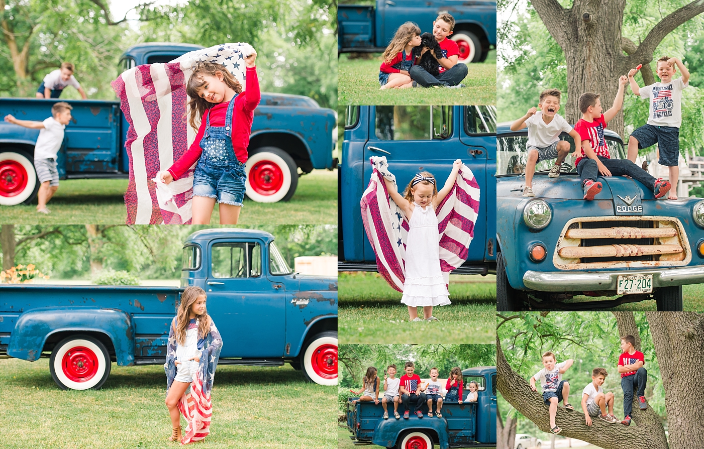 Fun play date and photo shoot with our children for the 4th of July. This time Charlyn's kids joined the party!
