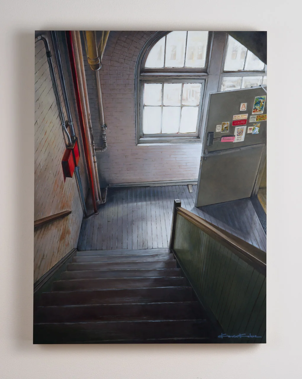 SOLD Title: Window Light on West 27th. 18 x 24, Oil on Board
