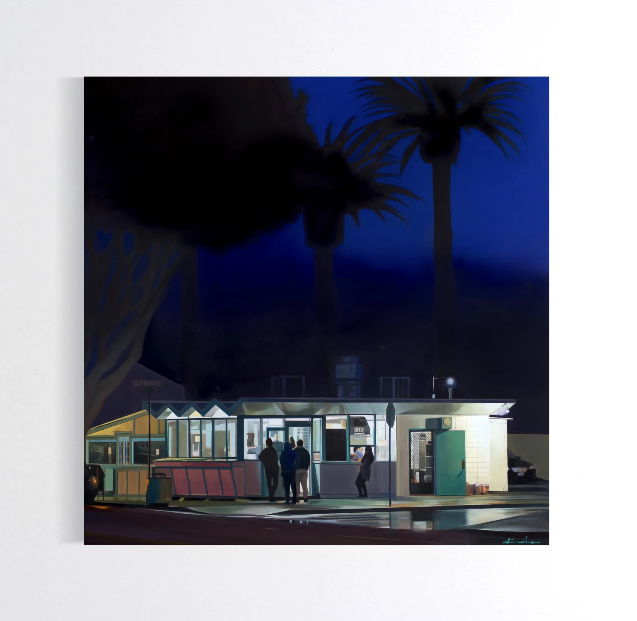 Title: LA TAQUERIA 28 X 28, Oil on Board Available at Altamira Fine Art in Scottsdale, AZ