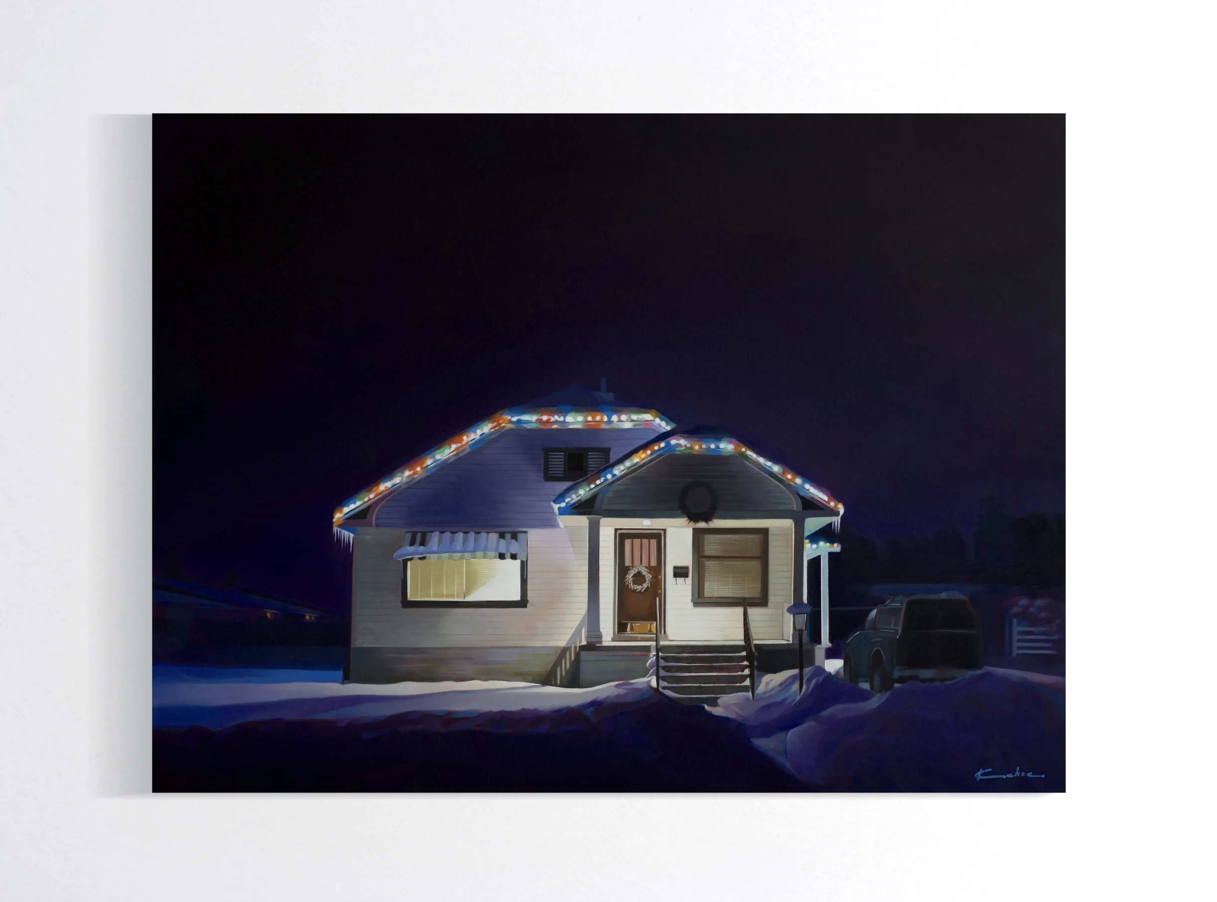 Title: BUNGALOW 24 X 32, Oil on Linen SOLD
