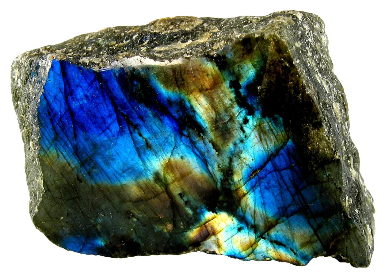Raw labradorite