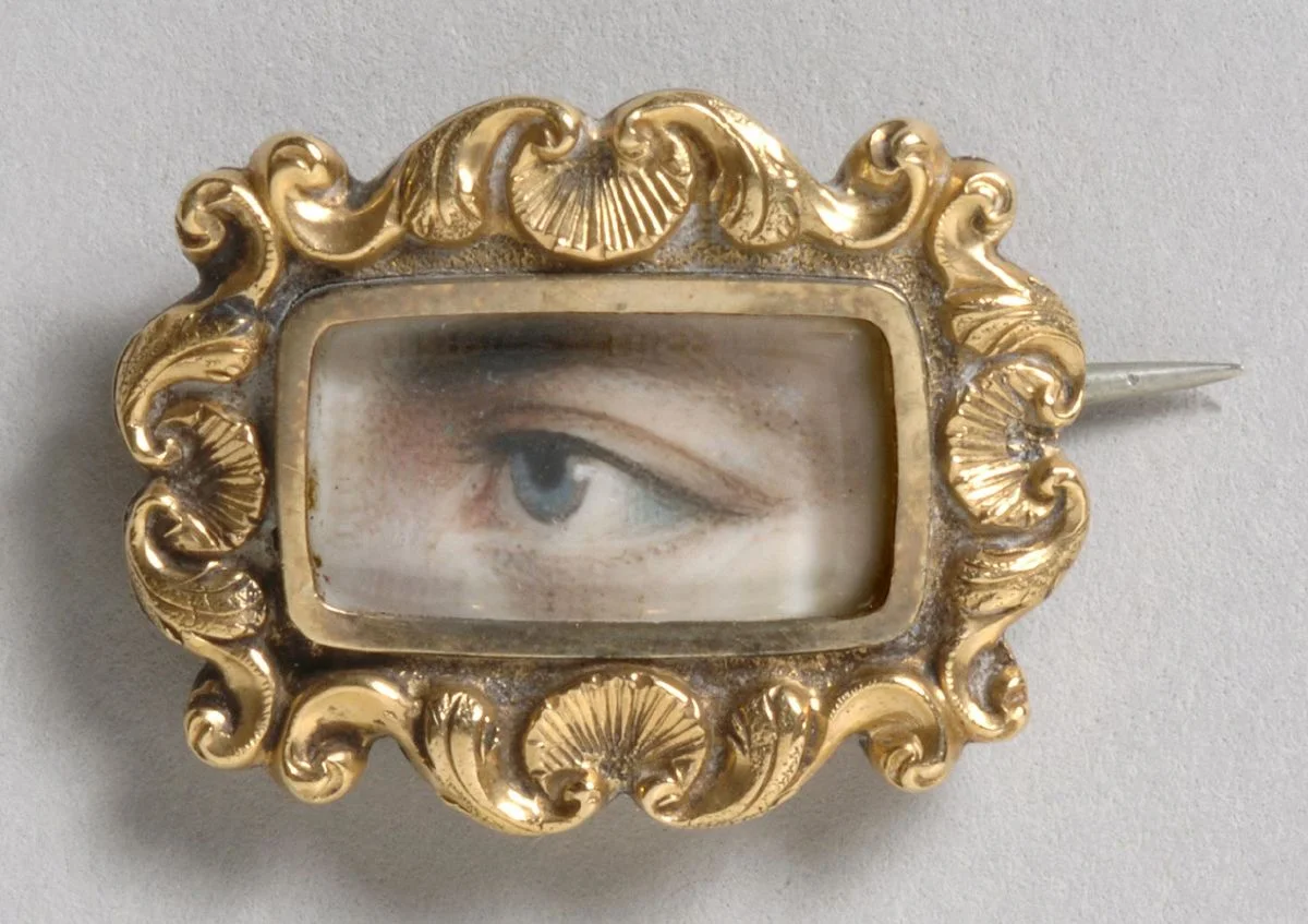 Portrait of a left eye. Courtesy of Philadelphia Museum of Art
