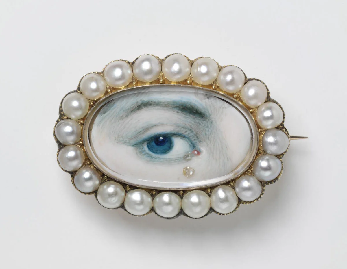 Eye Miniature, early 19th century. Courtesy of Victoria and Albert Museum, London.
