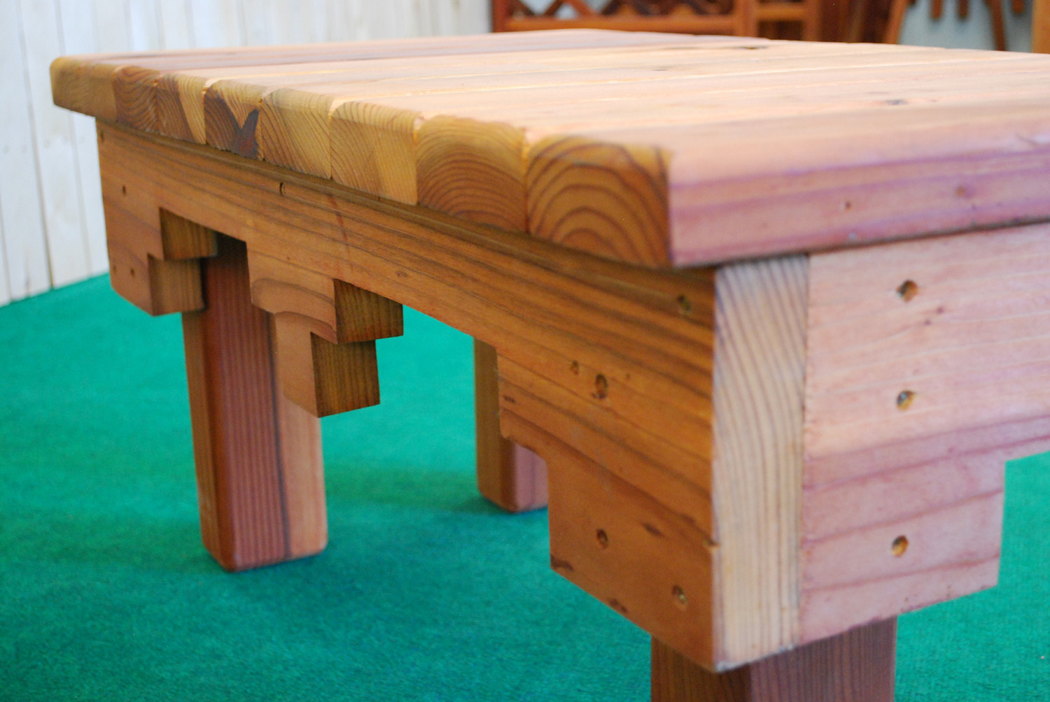southwestern redwood table