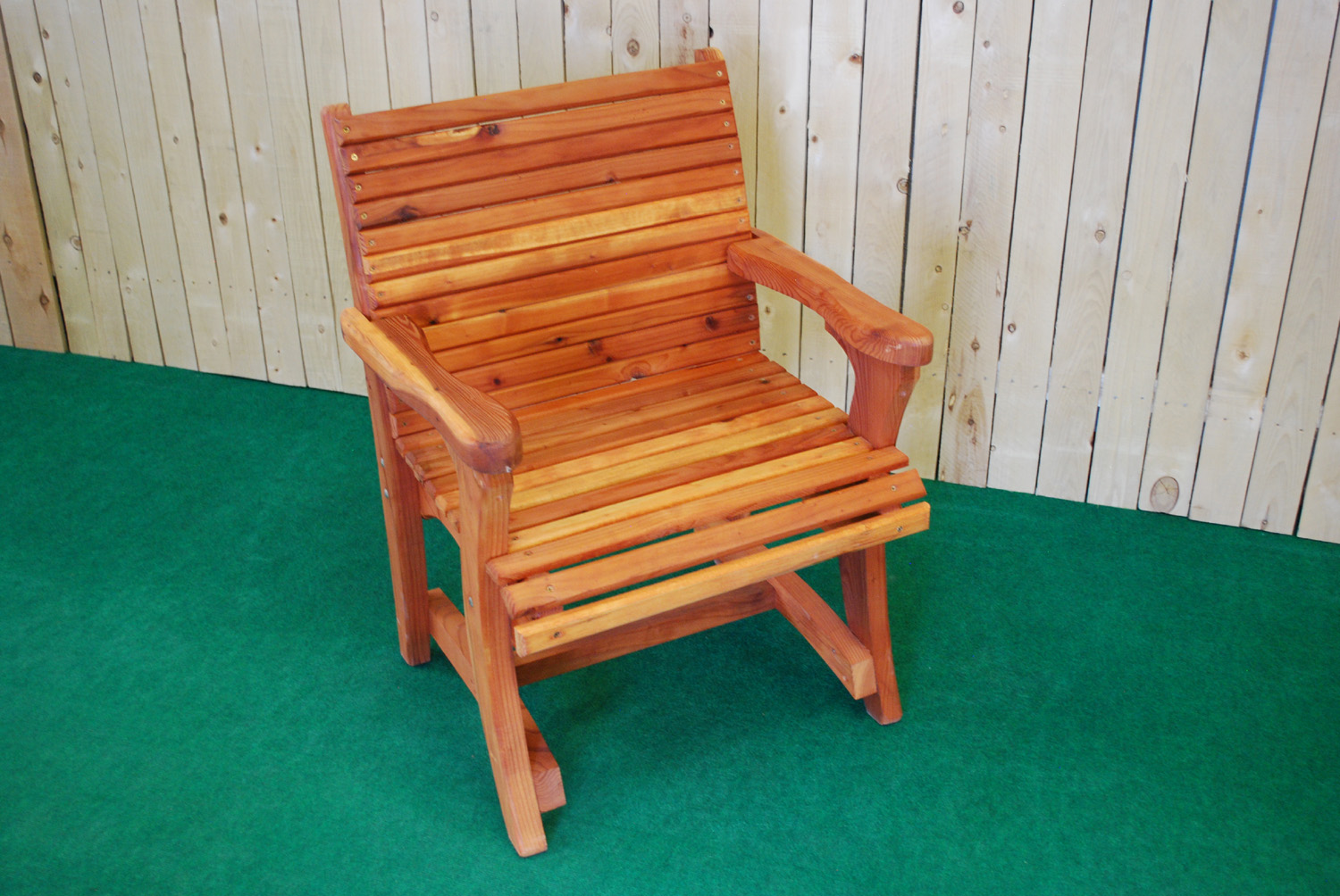 redwood dining chair