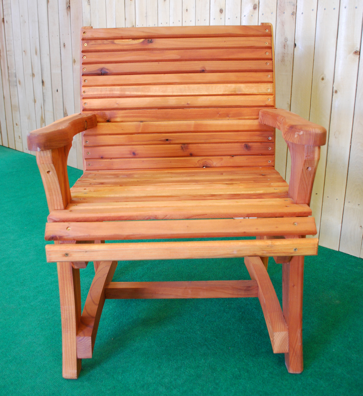 redwood dining chair