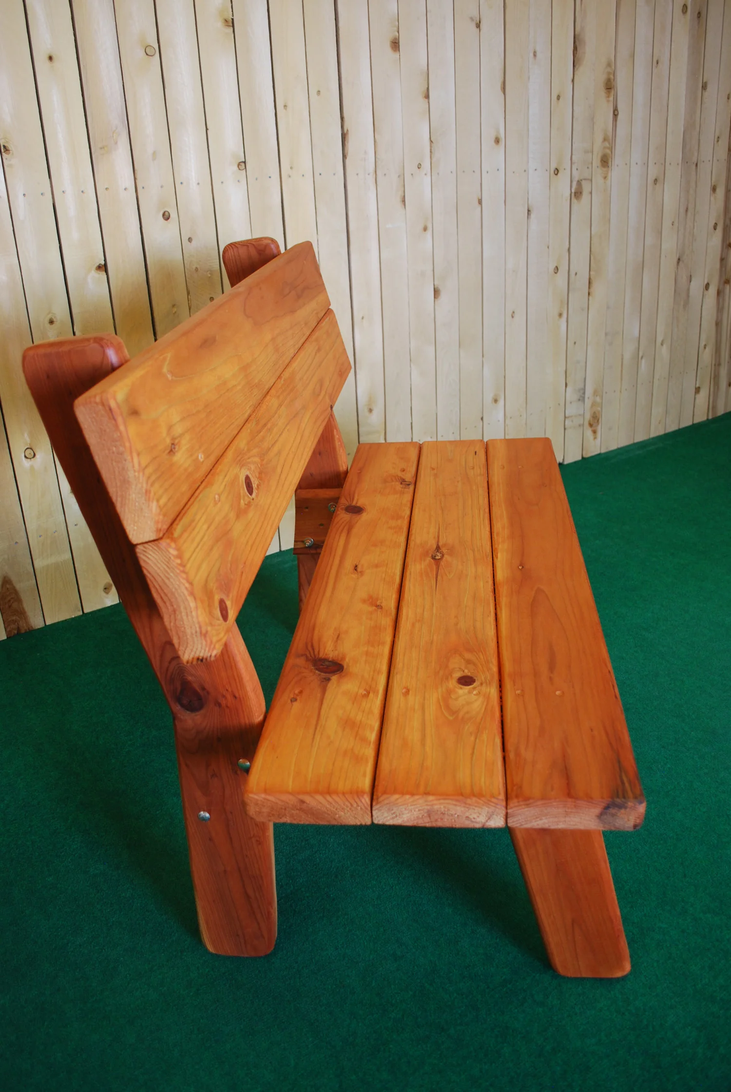 redwood park bench
