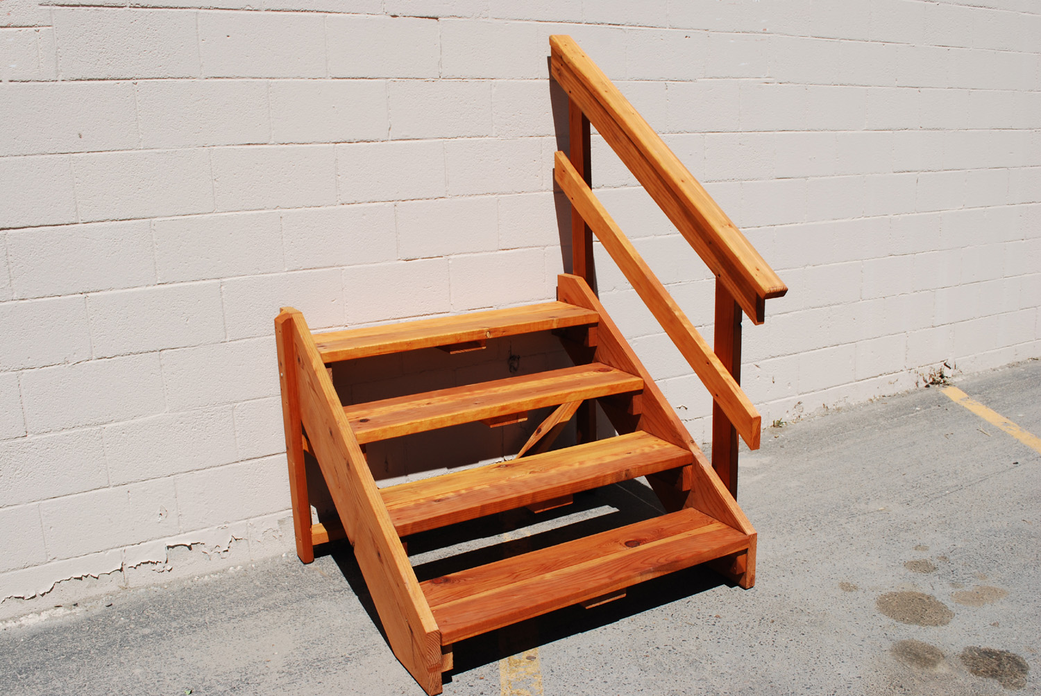 redwood stairs