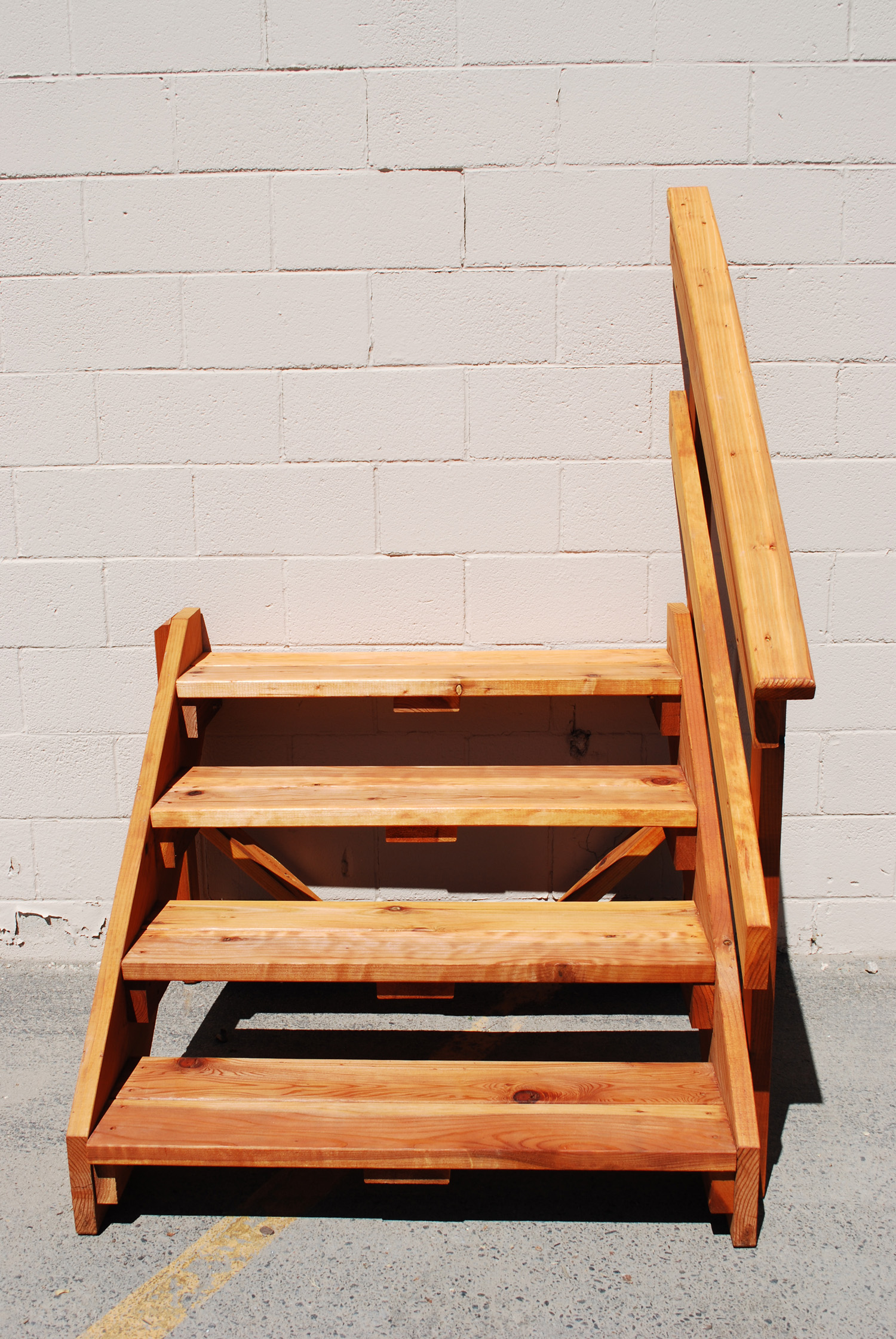 redwood stairs