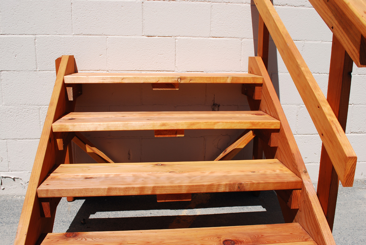 redwood stairs