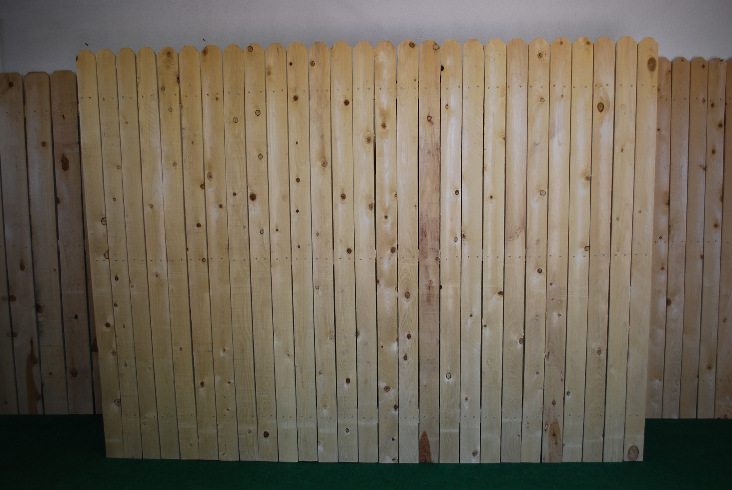 1" x 4" cedar fence panel
