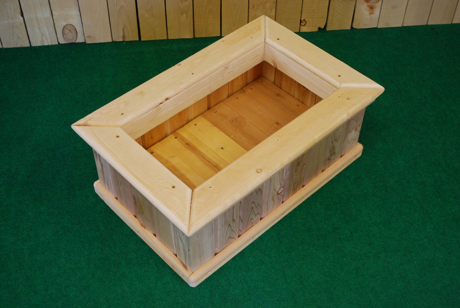 cedar rectangle planter