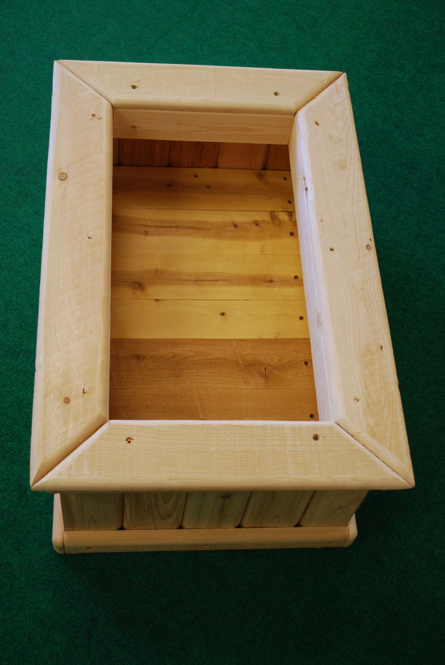 cedar rectangle planter