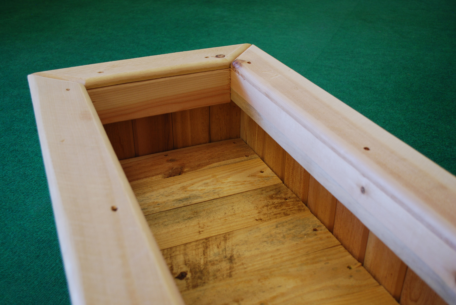 cedar rectangle planter