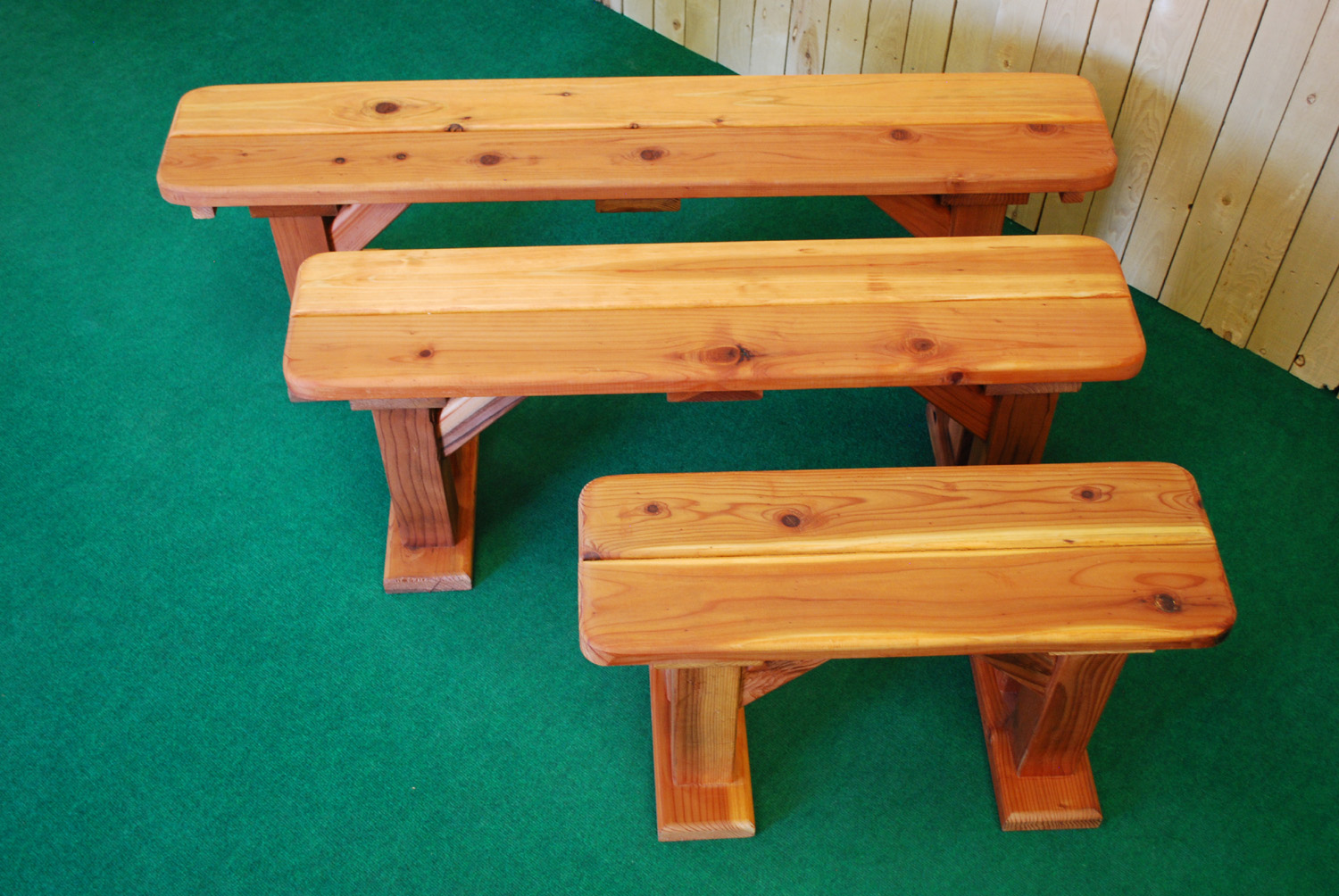 redwood picnic table bench