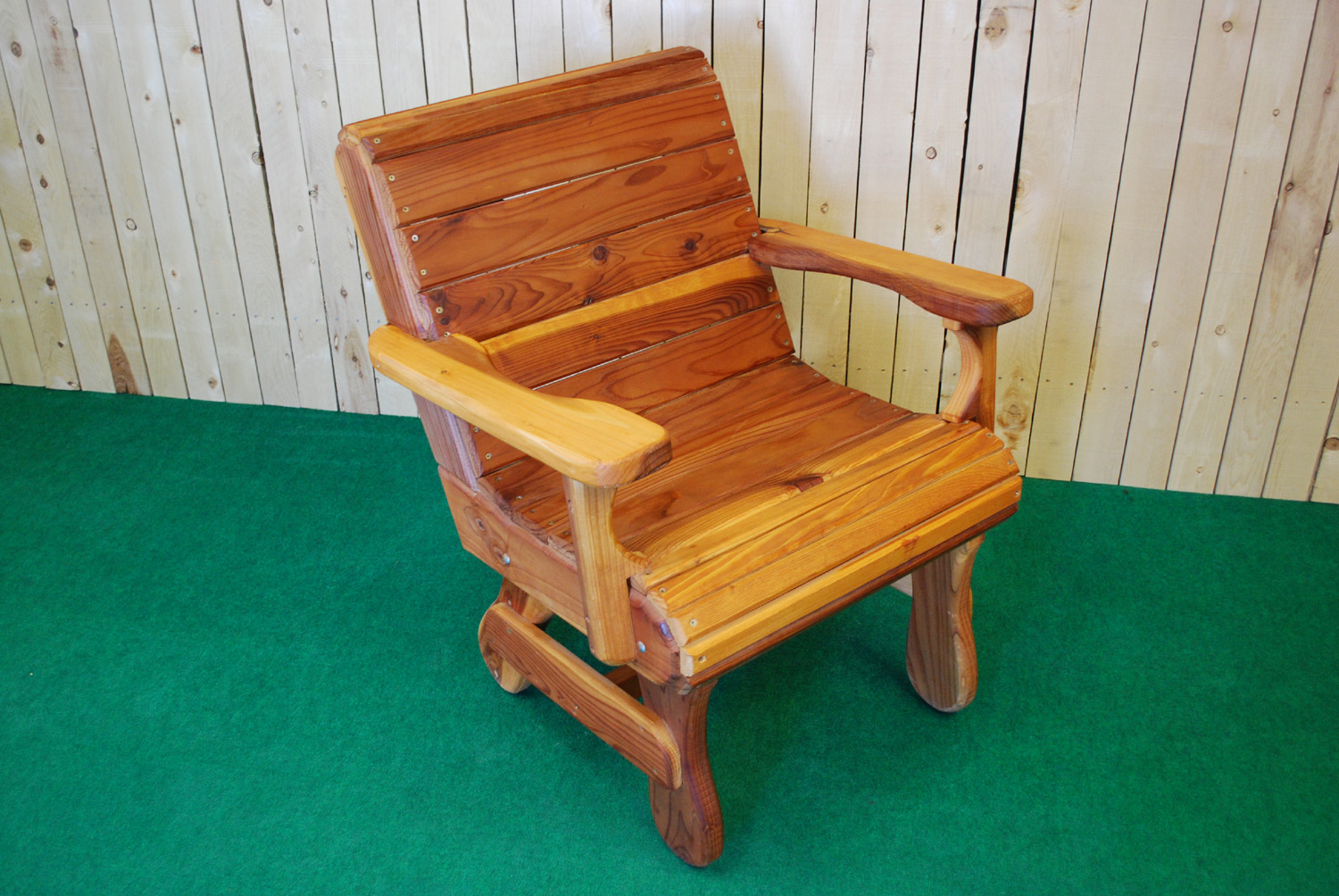 redwood arm chair