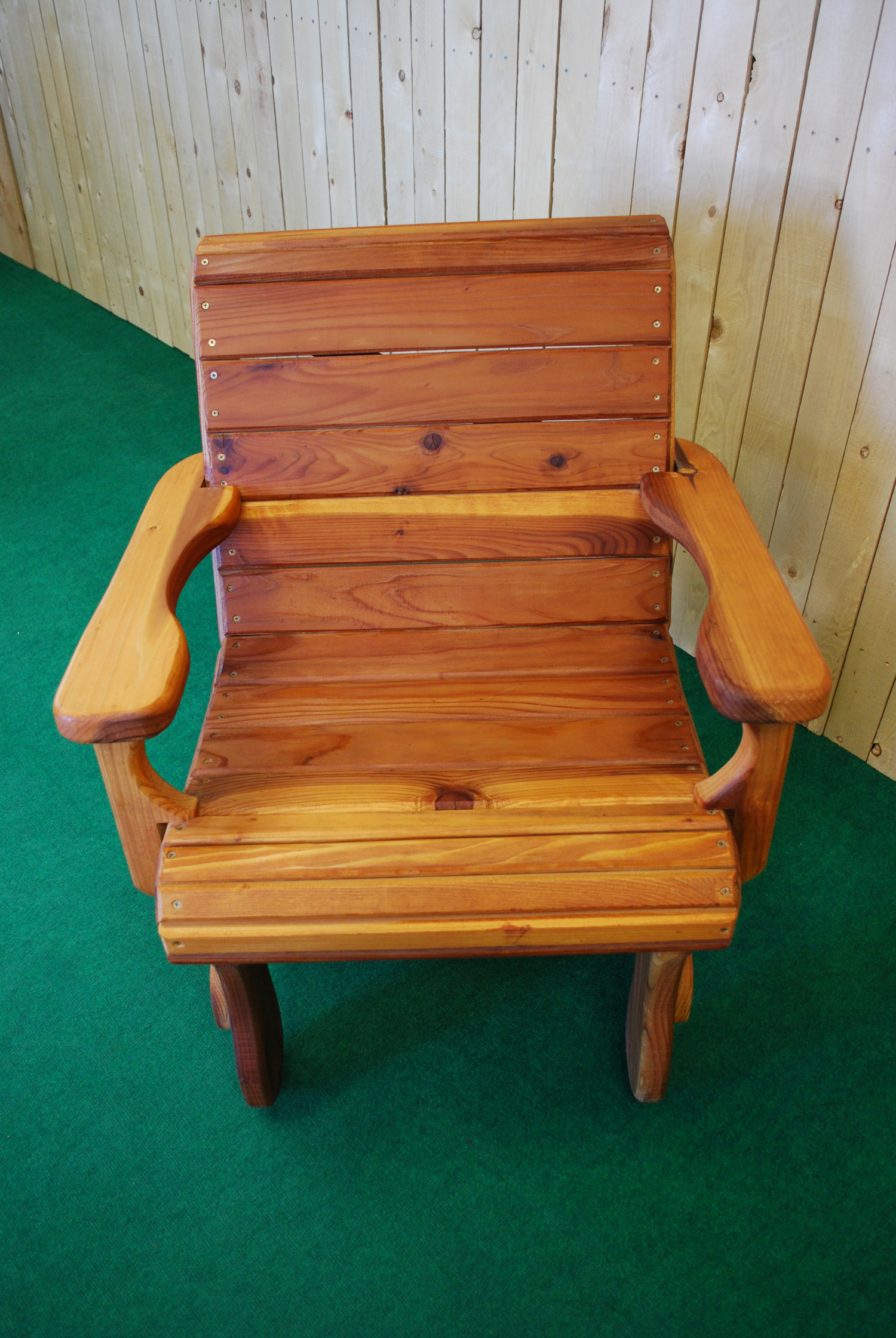 redwood arm chair