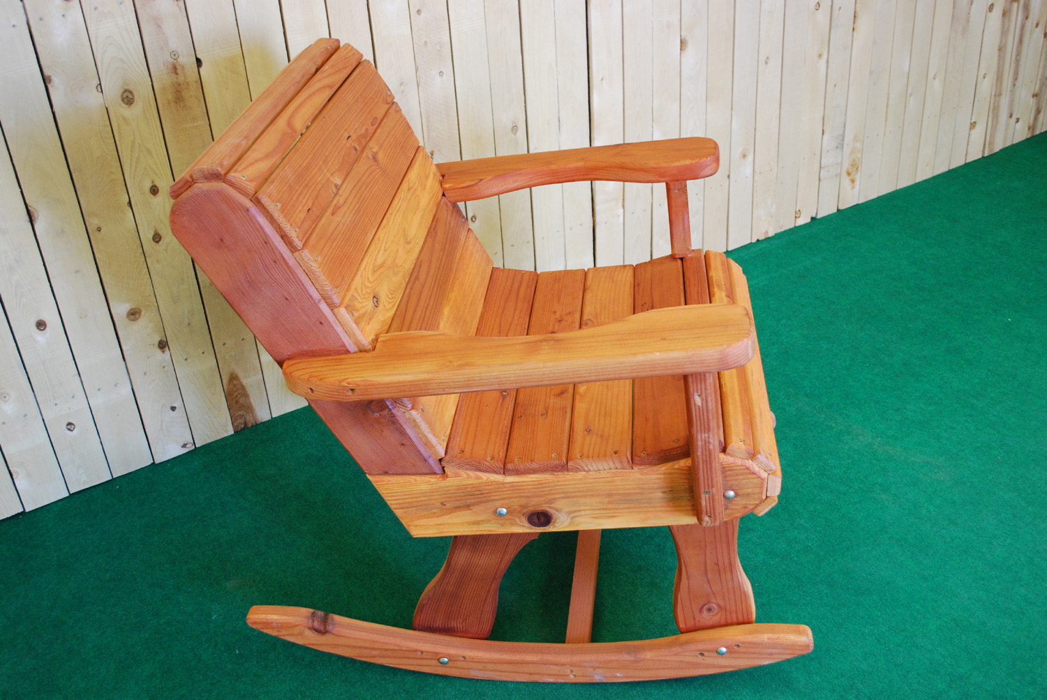 30" redwood rocker