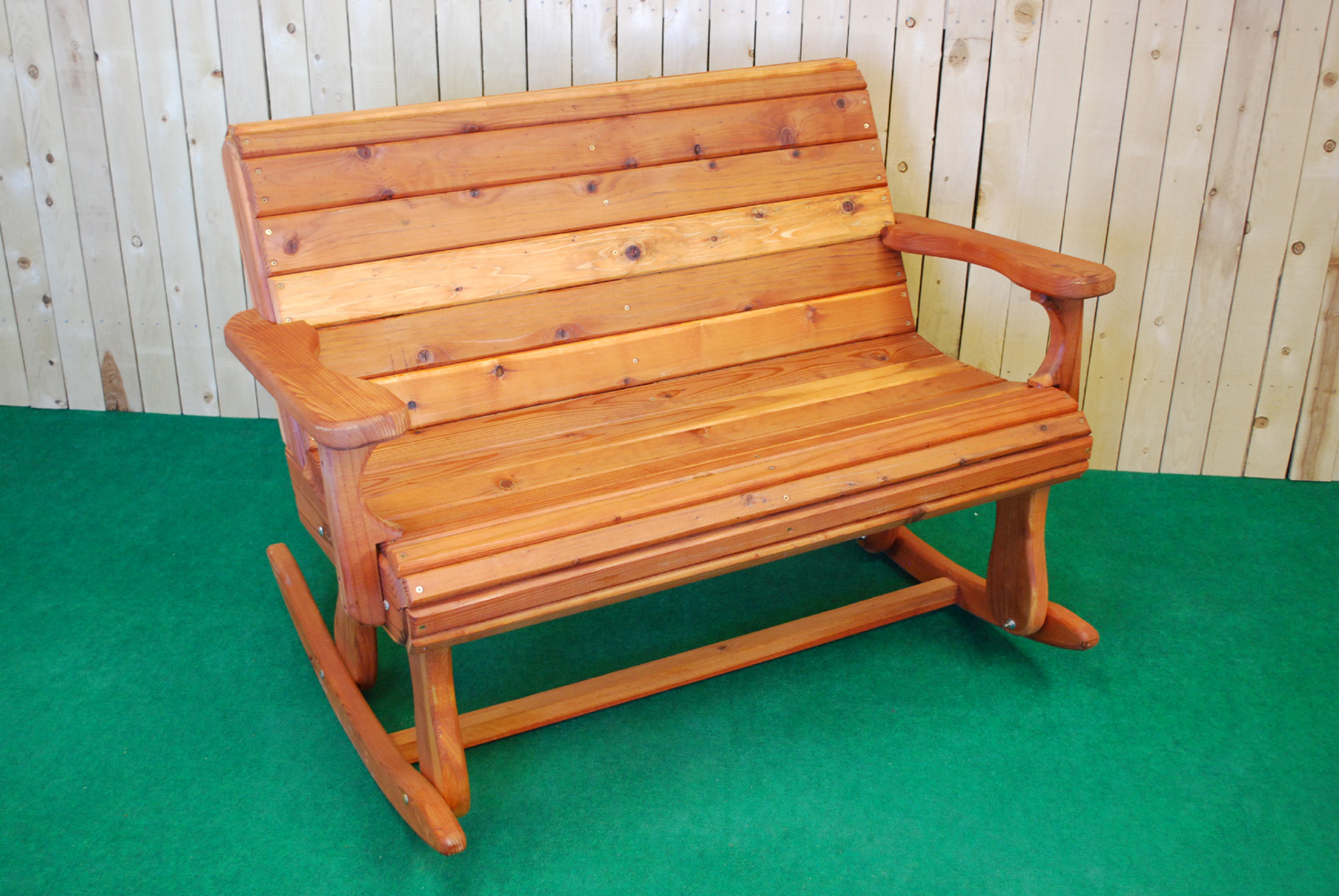 48" redwood rocker