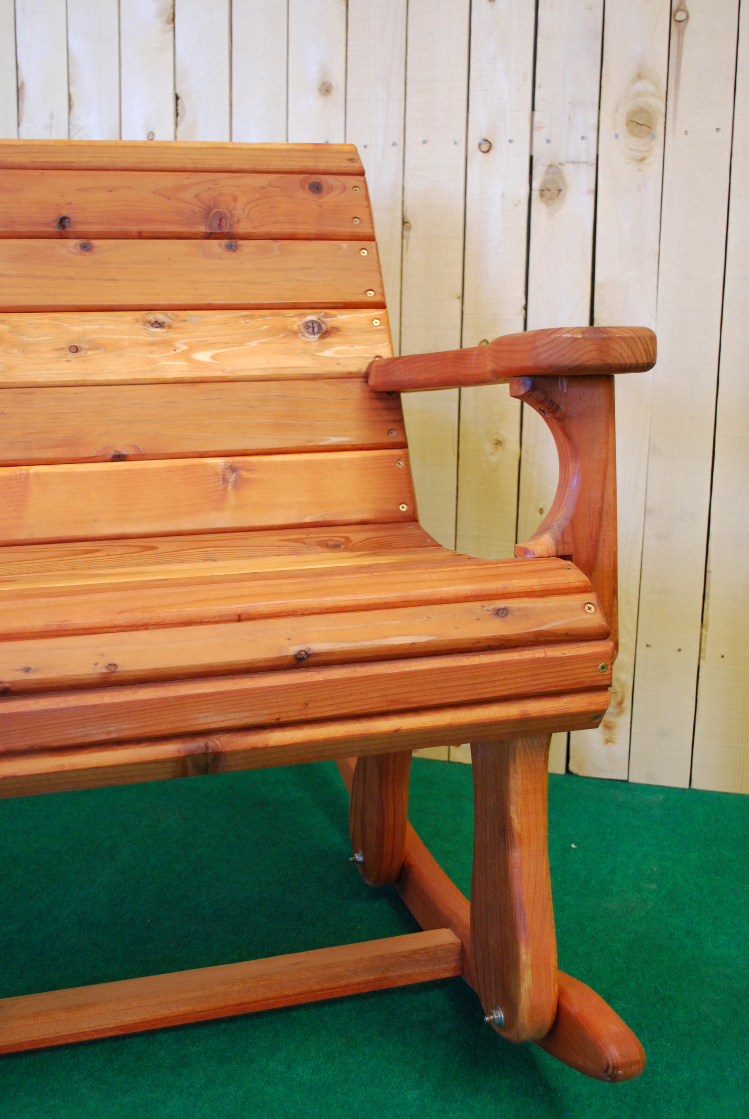 48" redwood rocker