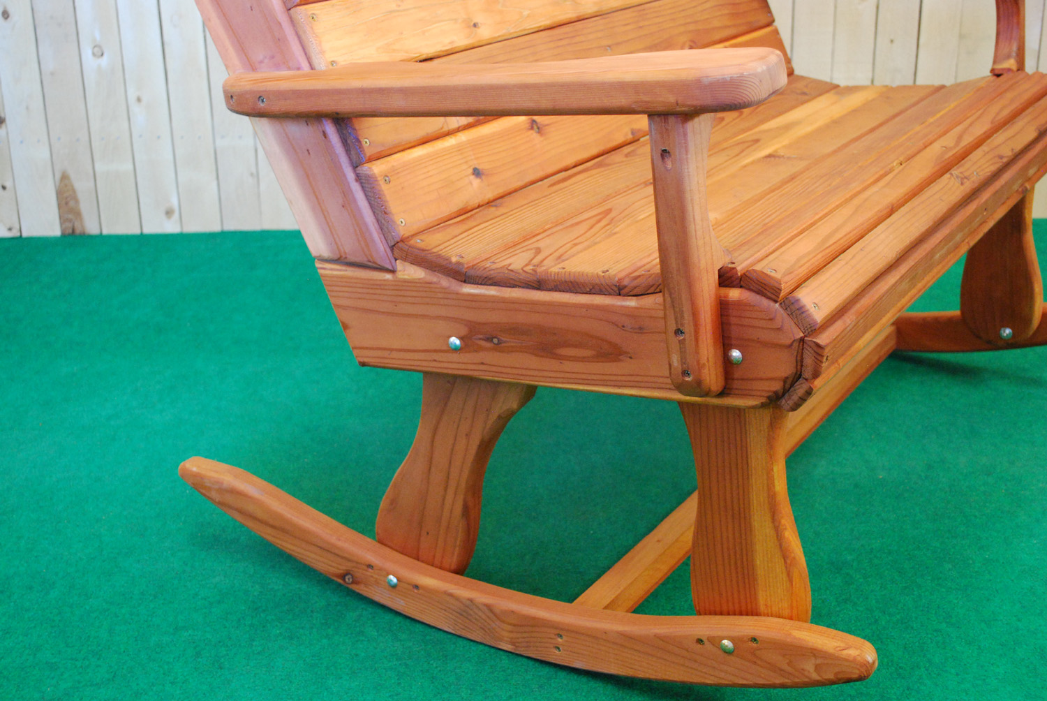 48" redwood rocker