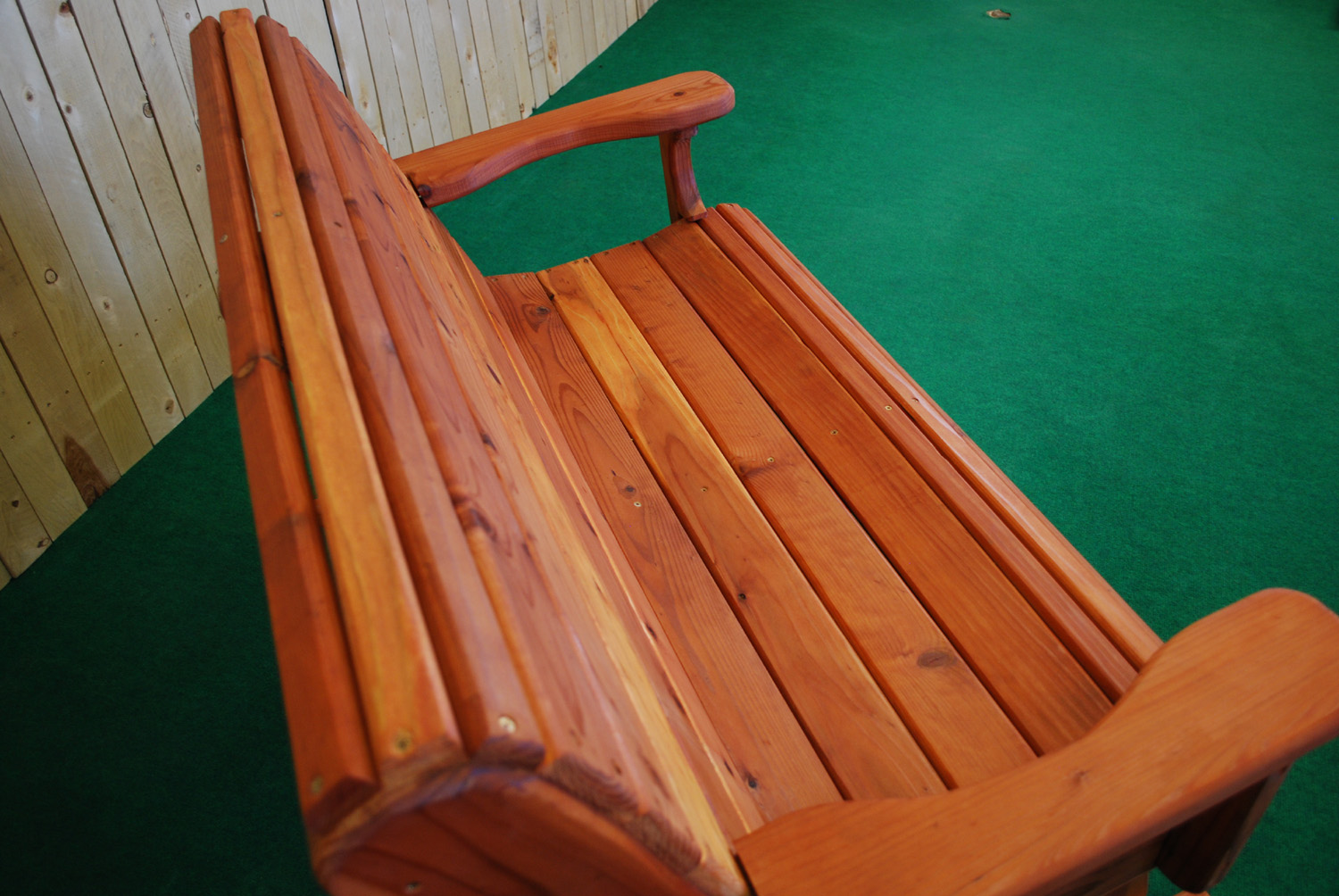 48" redwood rocker