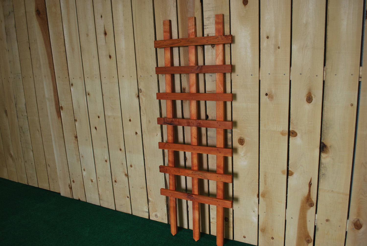 redwood ladder trellis