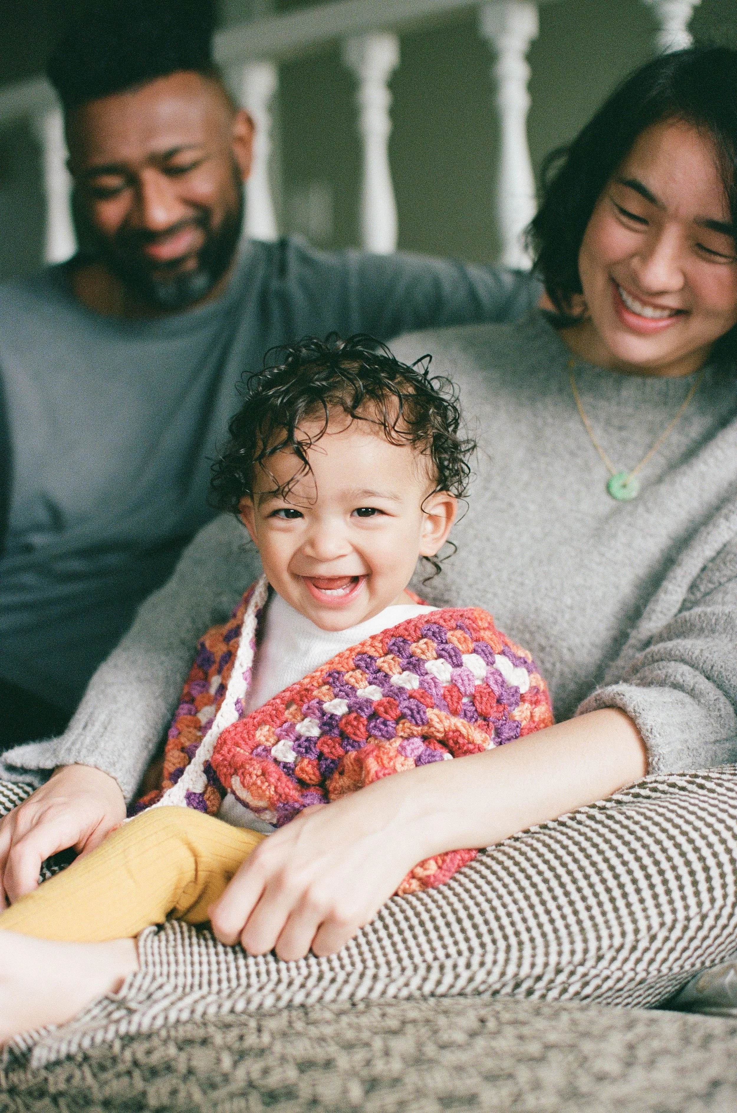 Seattle and Bellevue at-home family film photographer