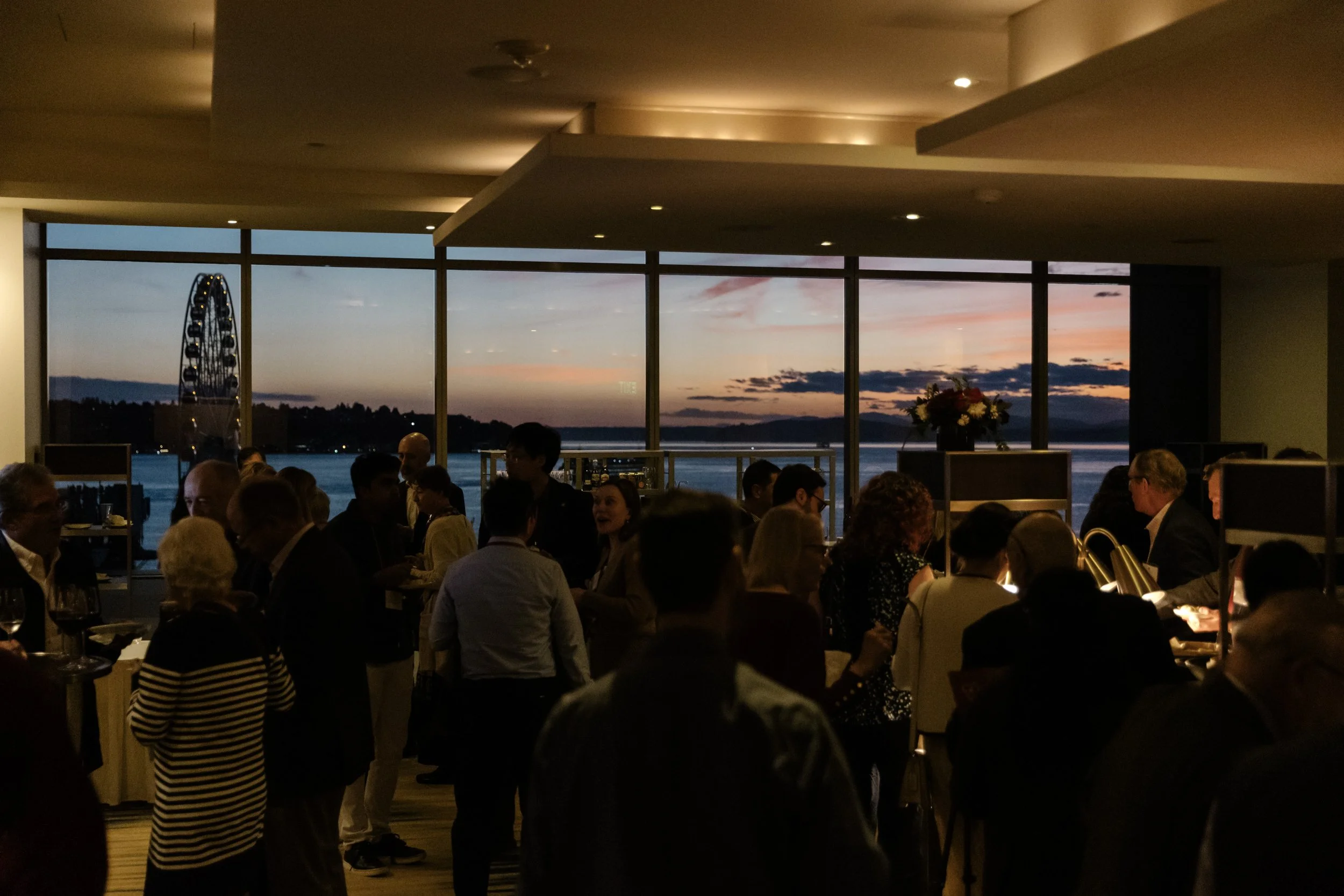  Seattle event photographer, The Four Seasons, sunset at the Four Seasons in Seattle, Seattle corporate photographer 