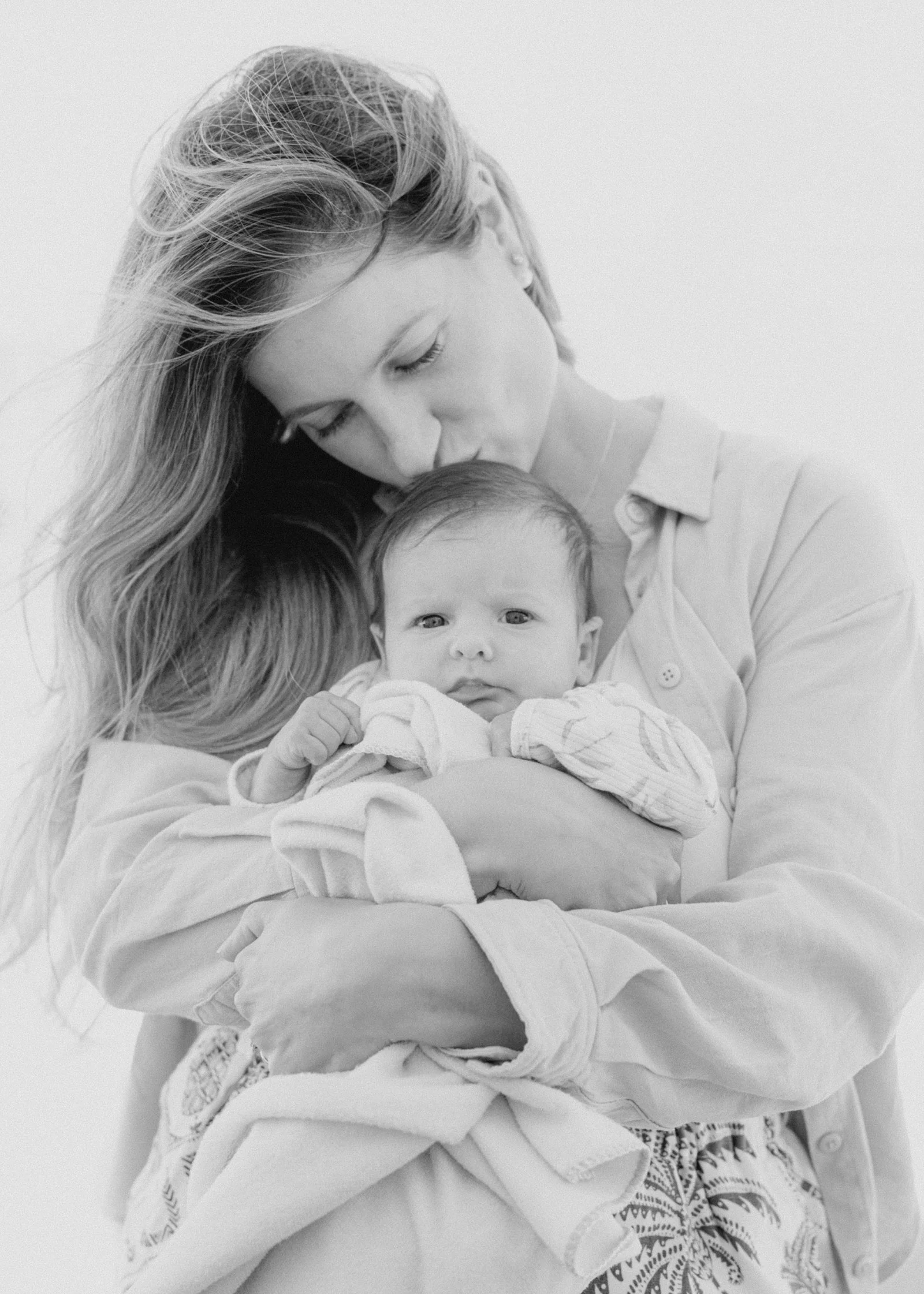10 Week Old baby with her Mother
