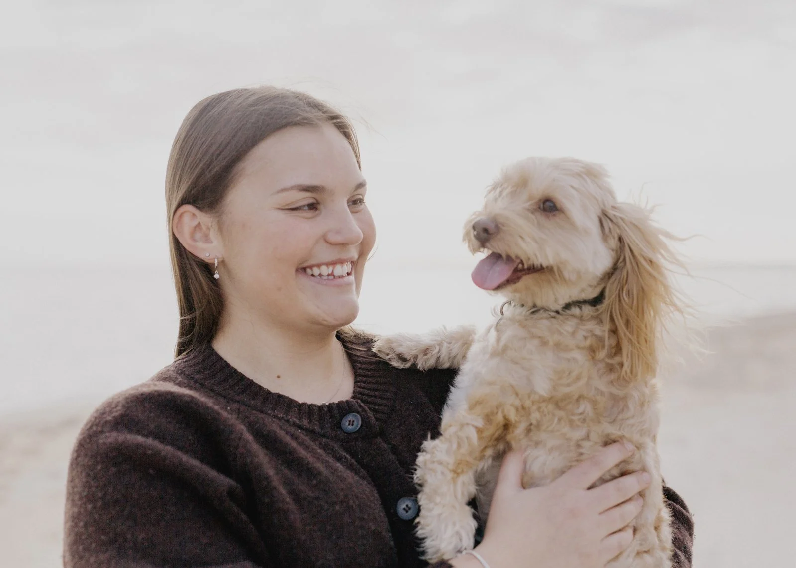 Beach family photography with your pet