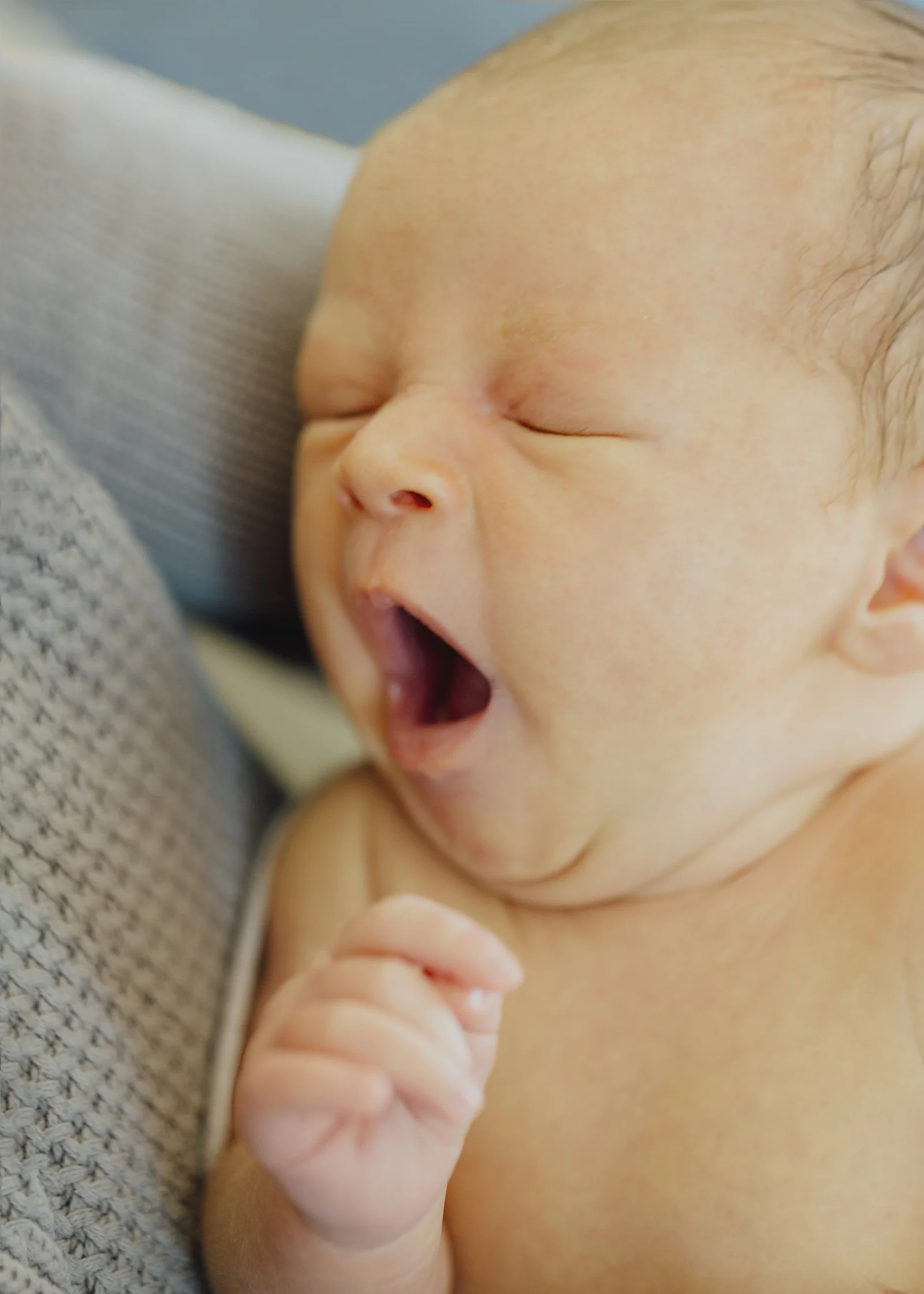 Newborn Baby boy's yawns!