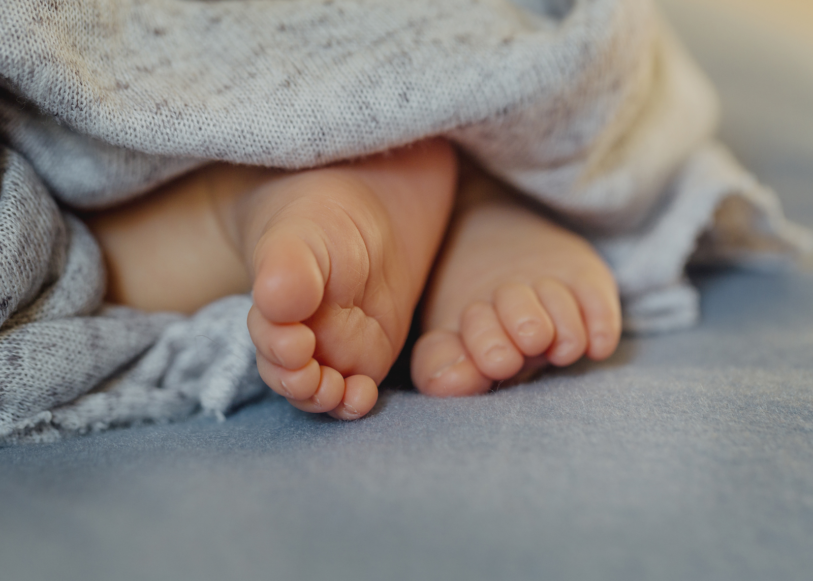 Newborn Baby Boy's tiny feet