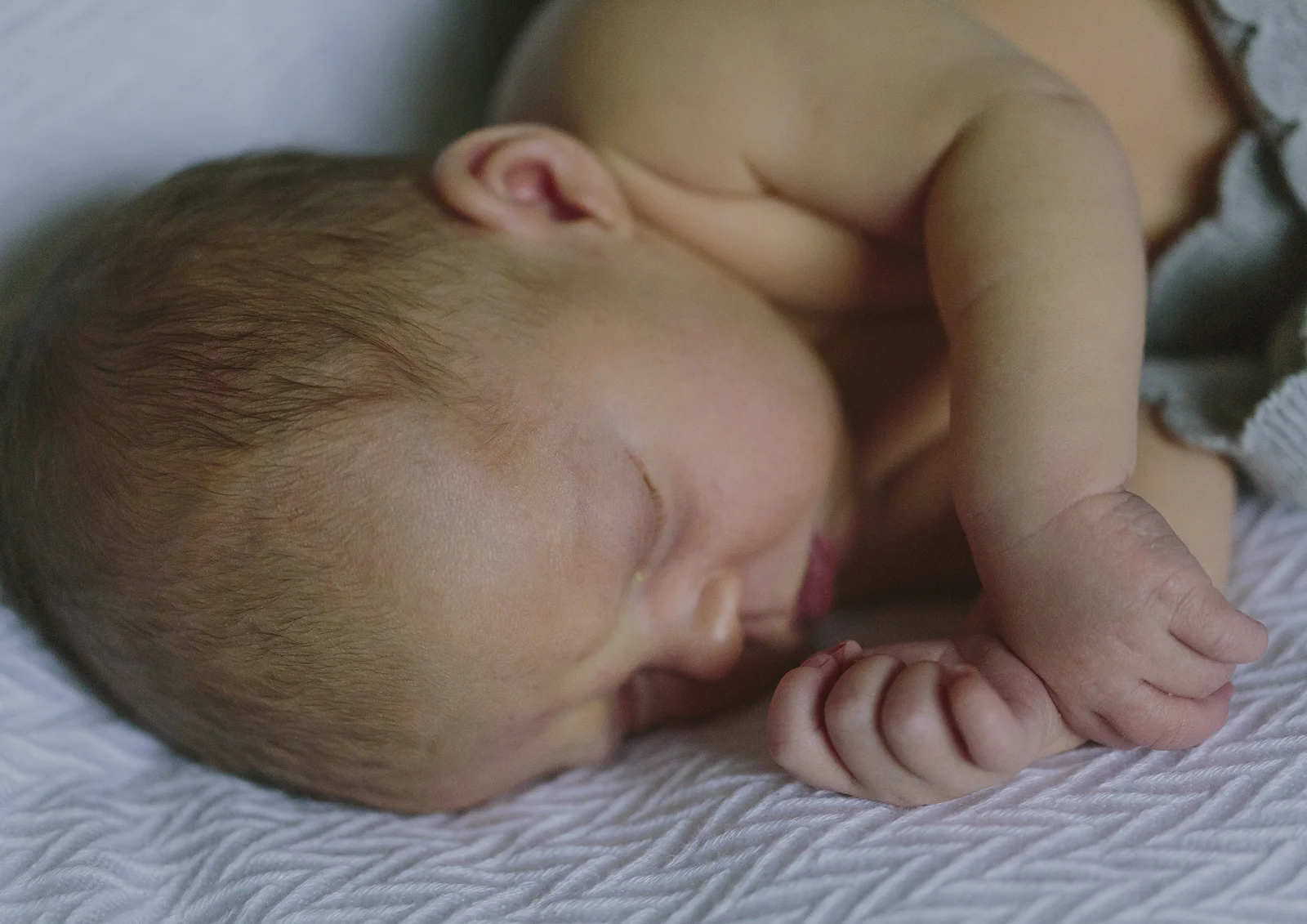 Newborn Baby Boy Tiny Features
