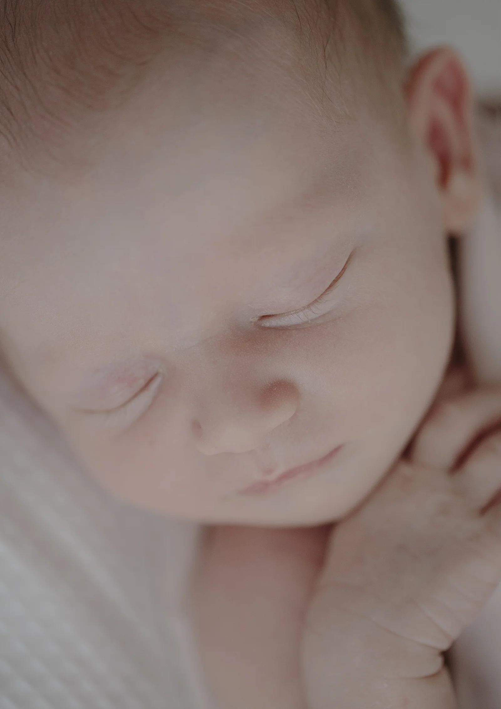 Newborn Baby Girl's tiny features