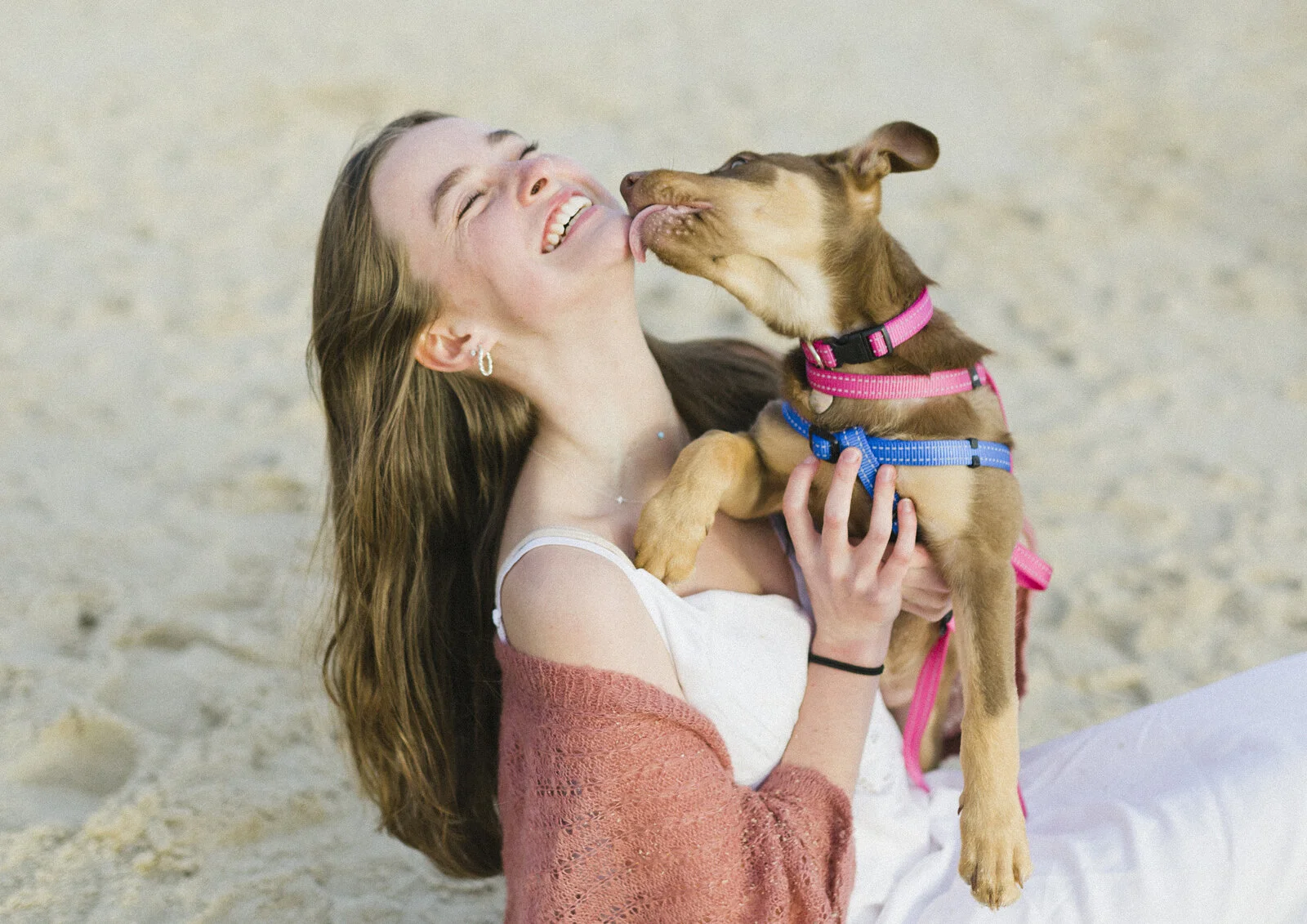 Teen photos with their pets