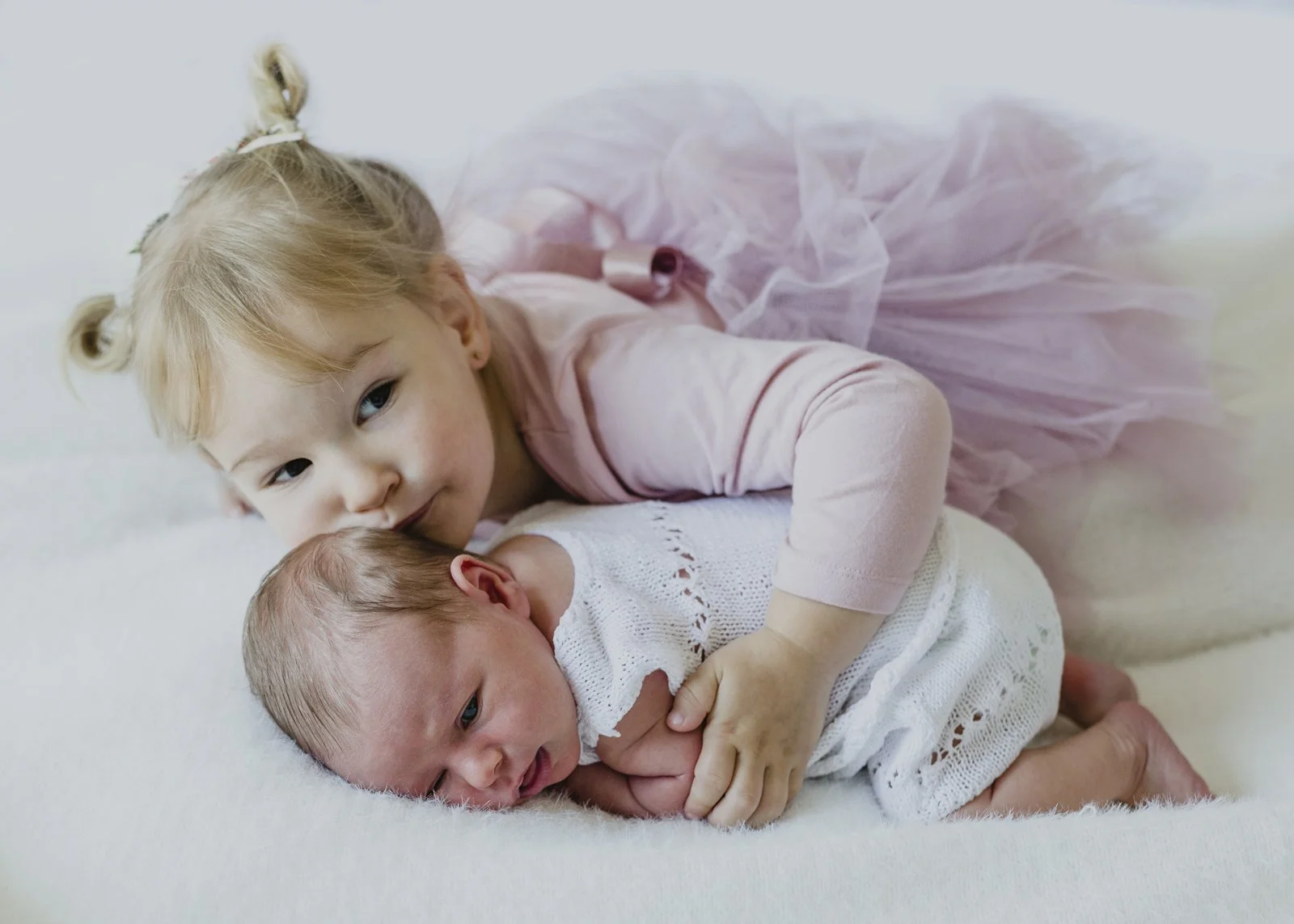 Newborn Photography with Sibling