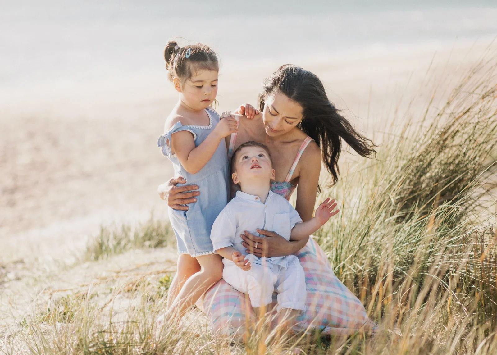 Mother and her children memories