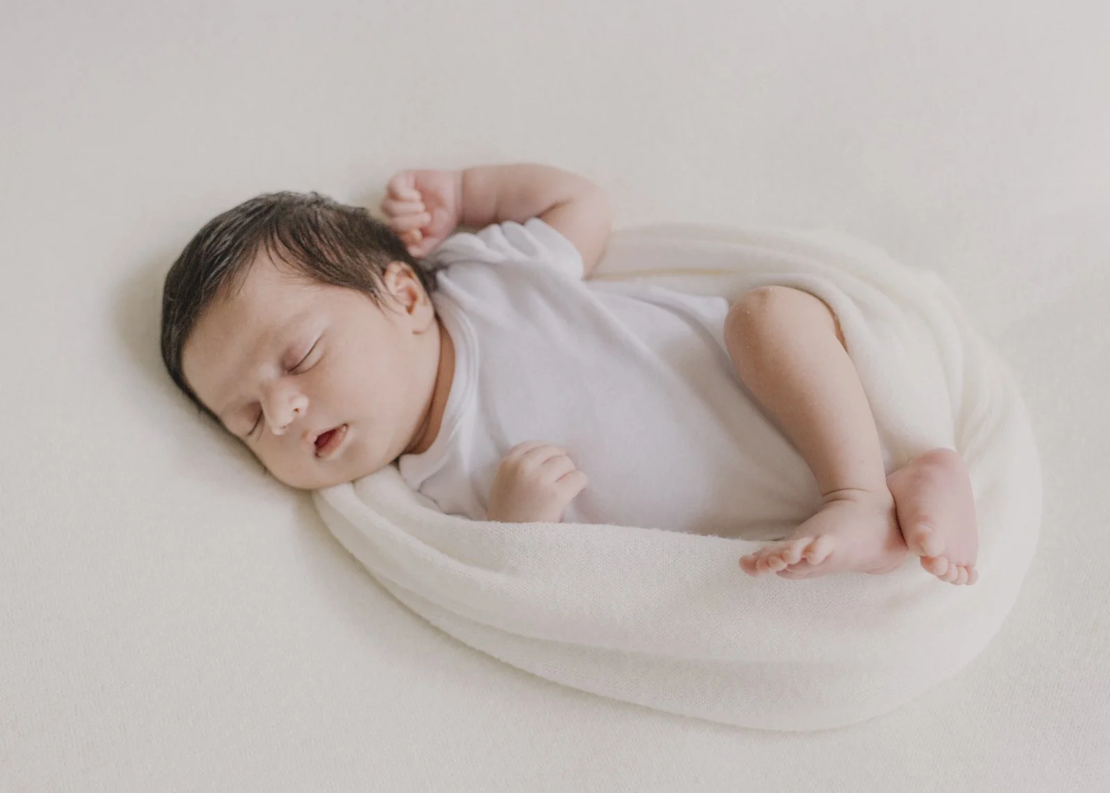 Baby led newborn photography
