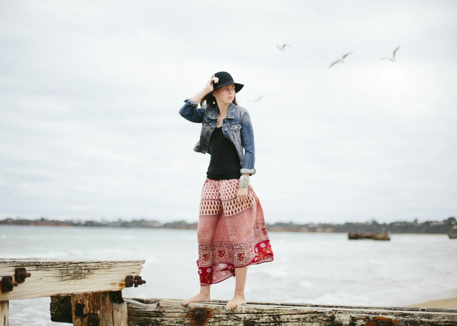 Boho styled portrait photo shoot