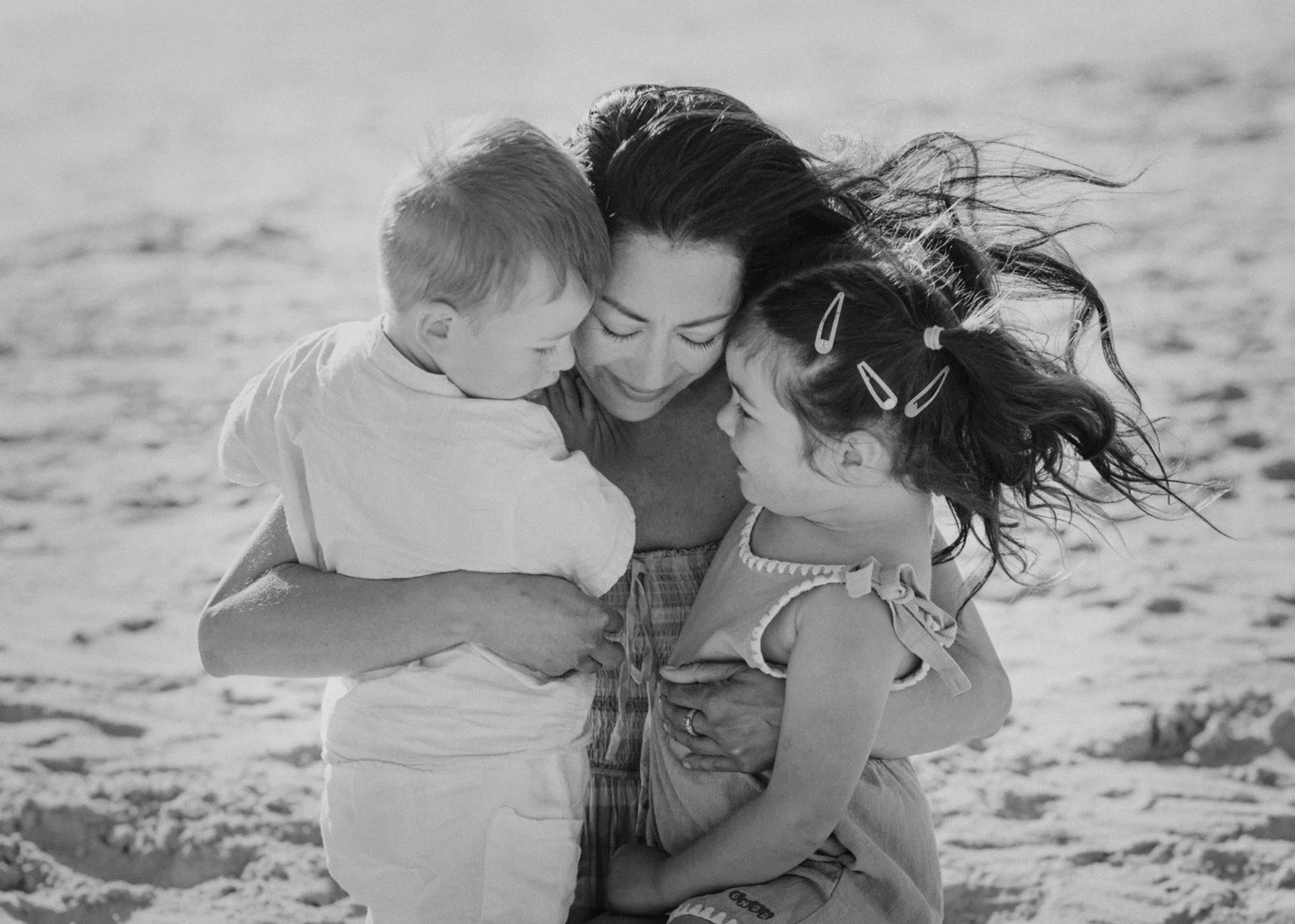 Capturing the connection between a mother and her children