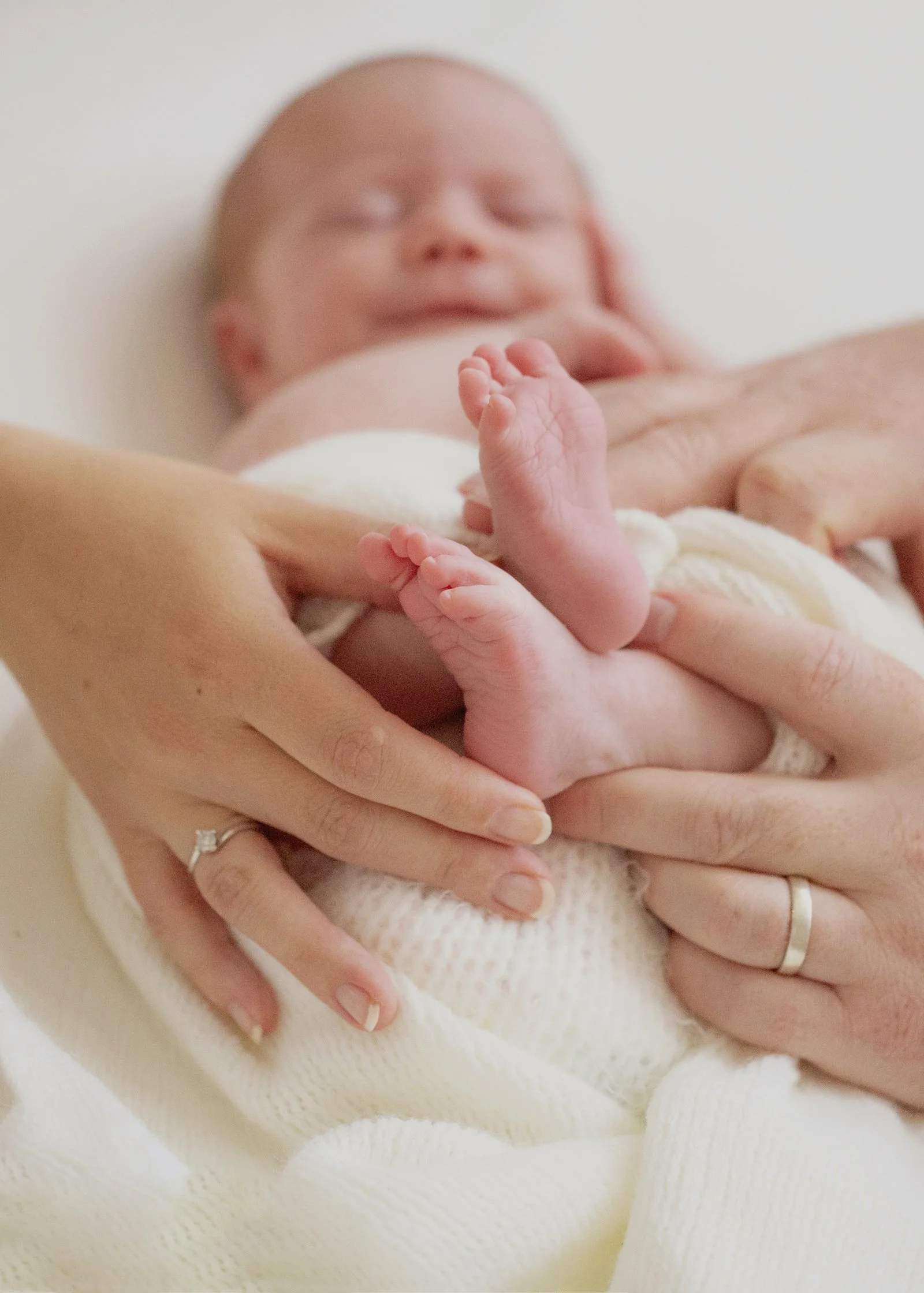 Newborn Baby's tiny feet