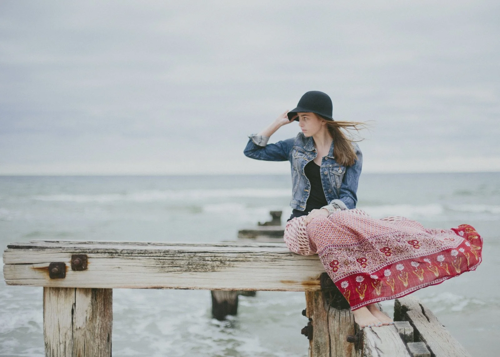 Portrait photo shoot at the beach