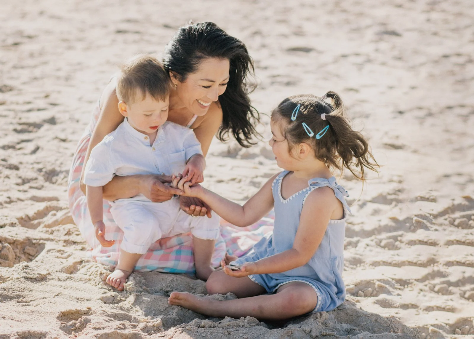 Photographs of mums with their children