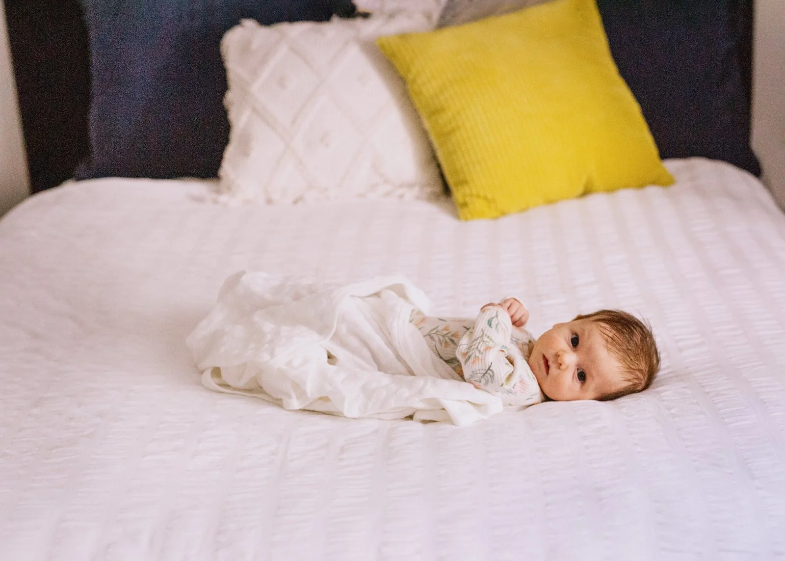 Natural light baby photographer