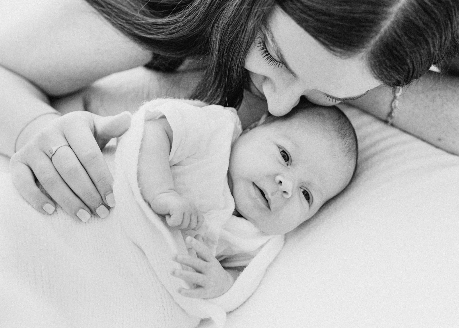 Newborn Baby girl with her mother