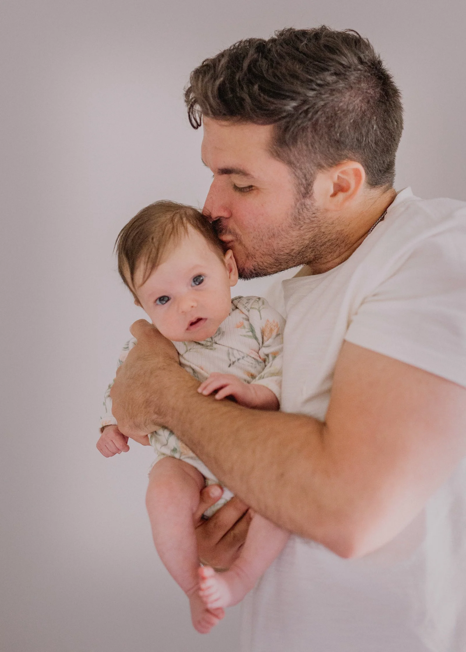 Newborn photography with parents