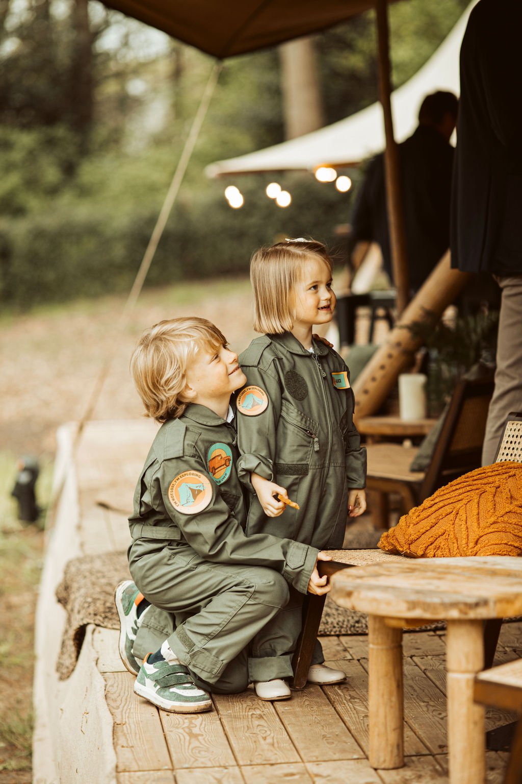kindjes met gepersonaliseerde overal