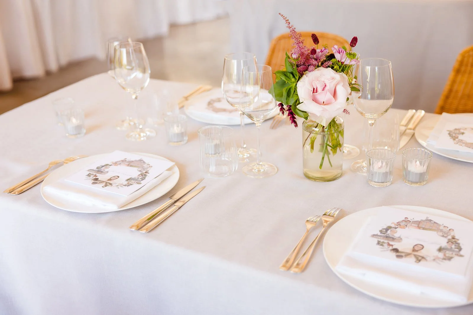 klassieke styling van tafel