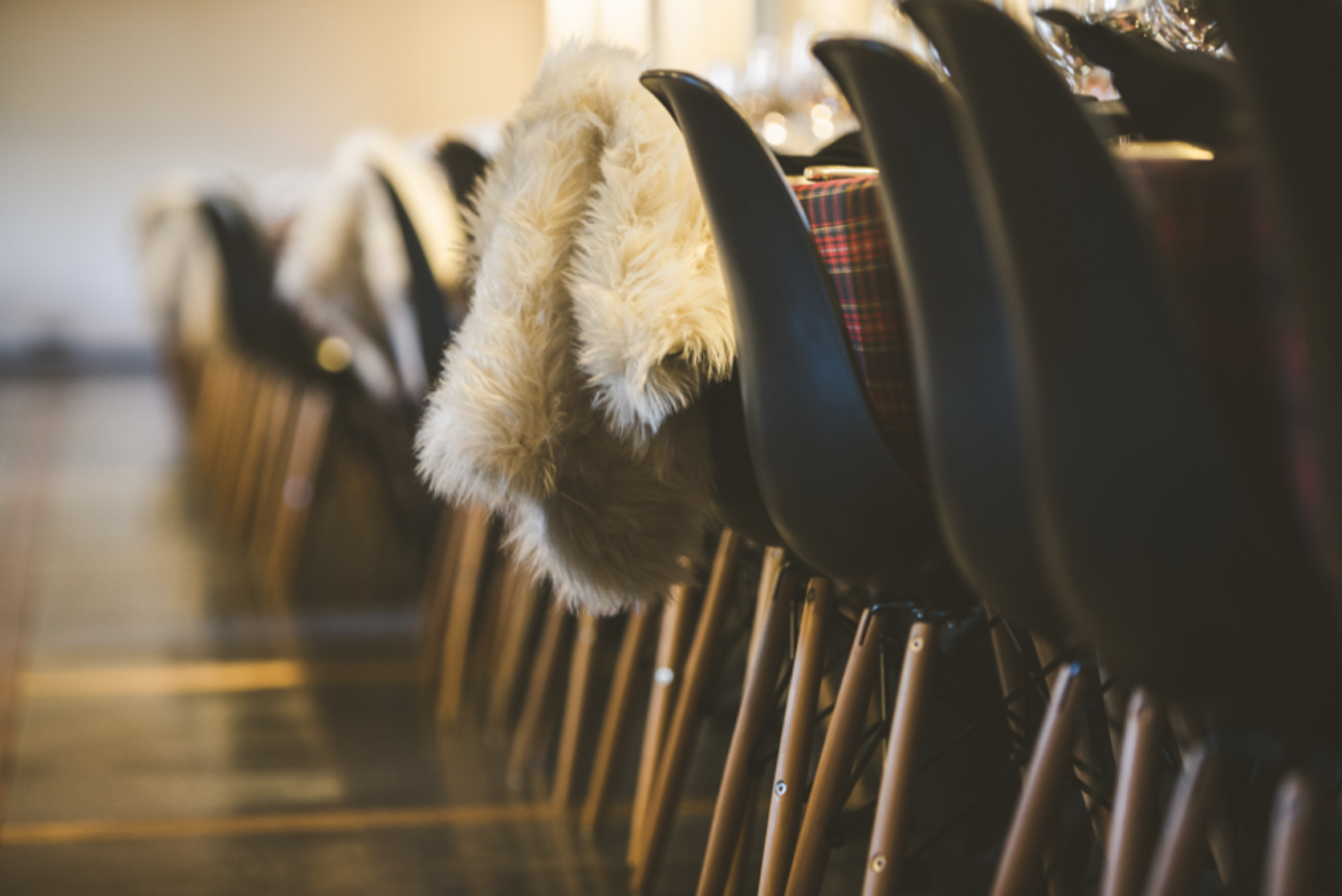 aankleding tafel highland thema